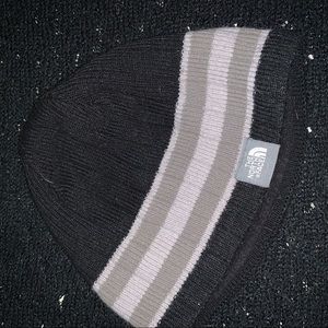 North Face hat.